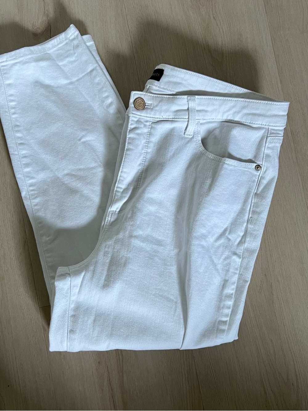 Talbots White Jegging CropSkinny Stretch Jeans